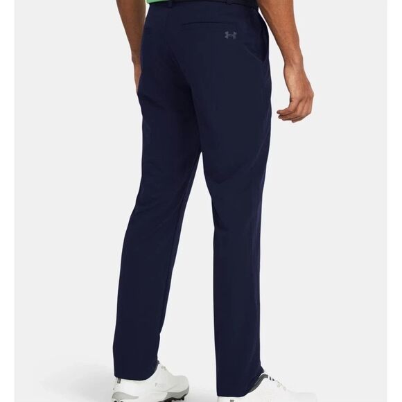 NWT's Men's 32/34 Under Armour Showdown Performance Golf Pants Lot of 2 Navy/Tan - Picture 2 of 13